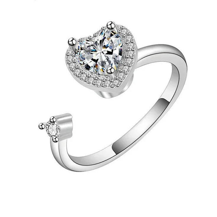 Heart Spinner Ring